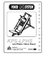 Предварительный просмотр 1 страницы Keys Fitness LEG PRESS / HACK SQUAT KPS-LPHS Owner'S Manual