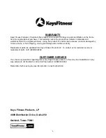 Предварительный просмотр 4 страницы Keys Fitness NEOPRENE DUMBBELL RACK STDFR/B Owner'S Manual