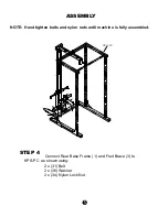 Предварительный просмотр 7 страницы Keys Fitness Power Cage Lat Attachment KPS-PCL Owner'S Manual