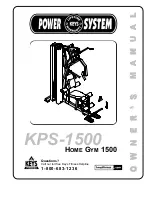 Keys Fitness Power System KPS-1500 Owner'S Manual preview