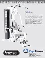 Keys Fitness Power System KPS-1850 Specifications preview