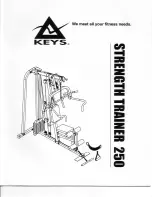 Предварительный просмотр 1 страницы Keys Fitness Strength Trainer 250 Owner'S Manual