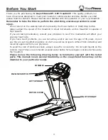 Preview for 4 page of Keys Fitness Treadmill KF-3.5T Owner'S Manual