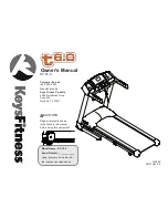 Keys Fitness Treadmill KF-T6.0 Owner'S Manual preview