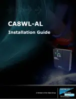 Keyscan CA8WL-AL Installation Manual предпросмотр