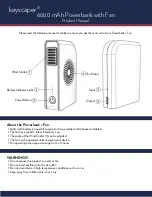 Keyscaper KPBF6K Product Manual preview