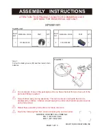 Preview for 1 page of Keysheen Industry XPS001W1 Assembly Instructions