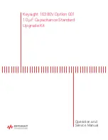 Preview for 1 page of Keysight Technologies 16380V Operation And Service Manual