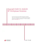 Предварительный просмотр 2 страницы Keysight Technologies 34921A User Manual