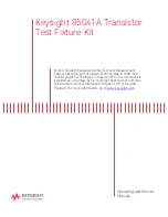 Preview for 1 page of Keysight Technologies 85041A Operating And Service Manual