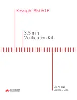 Preview for 1 page of Keysight Technologies 85051B User'S And Service Manual