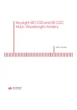 Keysight Technologies 86120D User Manual preview