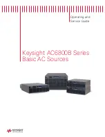 Keysight Technologies AC6801B Operating And Service Manual preview