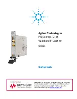 Keysight Technologies Agilent Technologies PXI Express M9202A Startup Manual предпросмотр