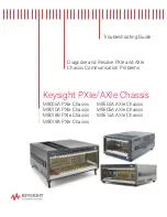 Preview for 1 page of Keysight Technologies AXIe Series Troubleshooting Manual