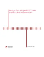 Keysight Technologies B2900 Series User Manual preview