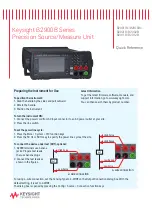 Keysight Technologies B2900B Series Quick Reference предпросмотр