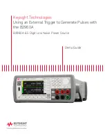 Keysight Technologies B2960A Demo Manual preview