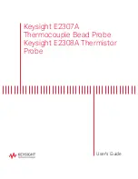 Keysight Technologies E2307A User Manual preview