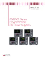 Keysight Technologies E36100B Series Operating And Service Manual предпросмотр