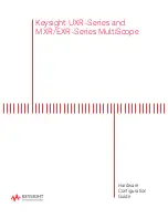 Preview for 1 page of Keysight Technologies EXR Series Hardware Configuration Manual