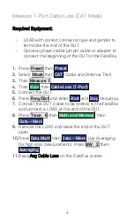 Preview for 5 page of Keysight Technologies FieldFox Quick Reference Manual