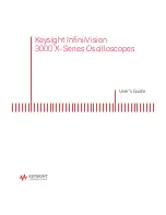 Preview for 1 page of Keysight Technologies InfiniiVision 3000 X Series User Manual