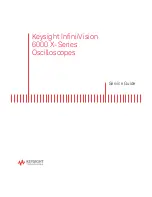 Keysight Technologies InfiniiVision 6000 X Series Service Manual preview