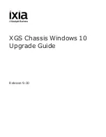 Preview for 1 page of Keysight Technologies Ixia XGS Upgrade Manual