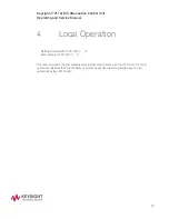 Preview for 25 page of Keysight Technologies J7211A Operating And Service Manual