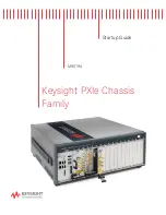 Keysight Technologies M9019A PXIe Startup Manual preview