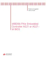 Preview for 1 page of Keysight Technologies M9036A PXIe Restore/Upgrade Instructions