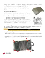 Preview for 1 page of Keysight Technologies M9037-00100 Installation Manual