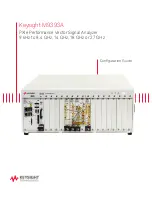 Keysight Technologies M9393A Configuration Manual предпросмотр