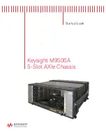 Preview for 1 page of Keysight Technologies M9506A Startup Manual