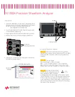 Preview for 1 page of Keysight Technologies N1060A Quick Start Manual