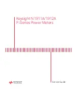 Preview for 1 page of Keysight Technologies N1911A Service Manual