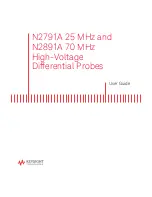 Preview for 1 page of Keysight Technologies N2791A User Manual