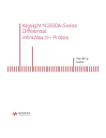 Preview for 1 page of Keysight Technologies N2830A Series Handling Manual