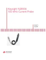 Preview for 1 page of Keysight Technologies N2893A User Manual