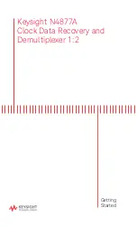 Keysight Technologies N4877A Getting Started preview