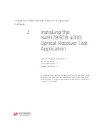 Preview for 13 page of Keysight Technologies N4917BSCB 400G User Manual