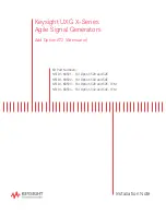 Keysight Technologies N5191-60501 Installation Note предпросмотр