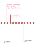 Keysight Technologies N5191A Firmware Upgrade Manual preview