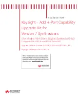 Preview for 1 page of Keysight Technologies N5221BU-665 Manual