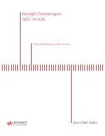 Предварительный просмотр 1 страницы Keysight Technologies N5511A-K26 Quick Start Manual