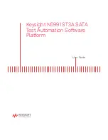 Keysight Technologies N5991ST3A SATA User Manual preview