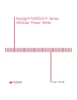 Предварительный просмотр 1 страницы Keysight Technologies N8262A P Series User Manual