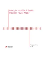 Keysight Technologies N8262A Programming Manual preview