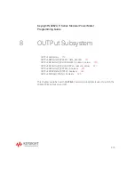 Предварительный просмотр 315 страницы Keysight Technologies N8262A Programming Manual